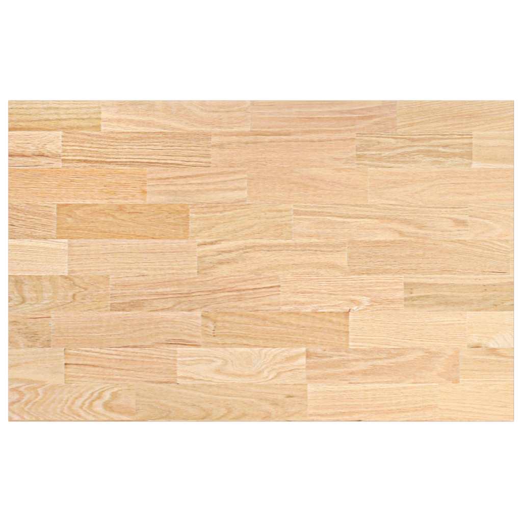 vidaXL πάγκος εργασίας κουζίνας 100x63,5x4 εκ. στερεό δρυς ορθογώνιο