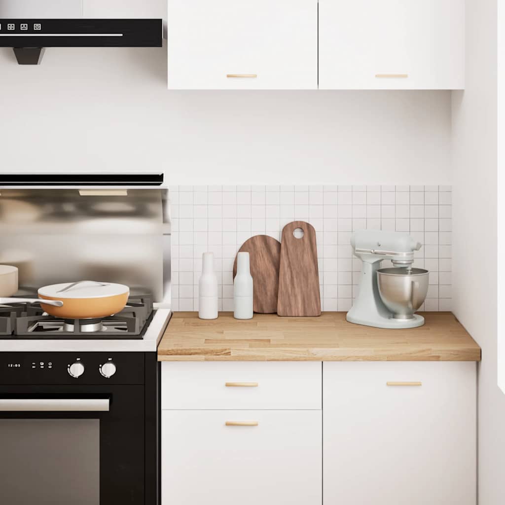 vidaXL πάγκος εργασίας κουζίνας 100x63,5x4 εκ. στερεό δρυς ορθογώνιο