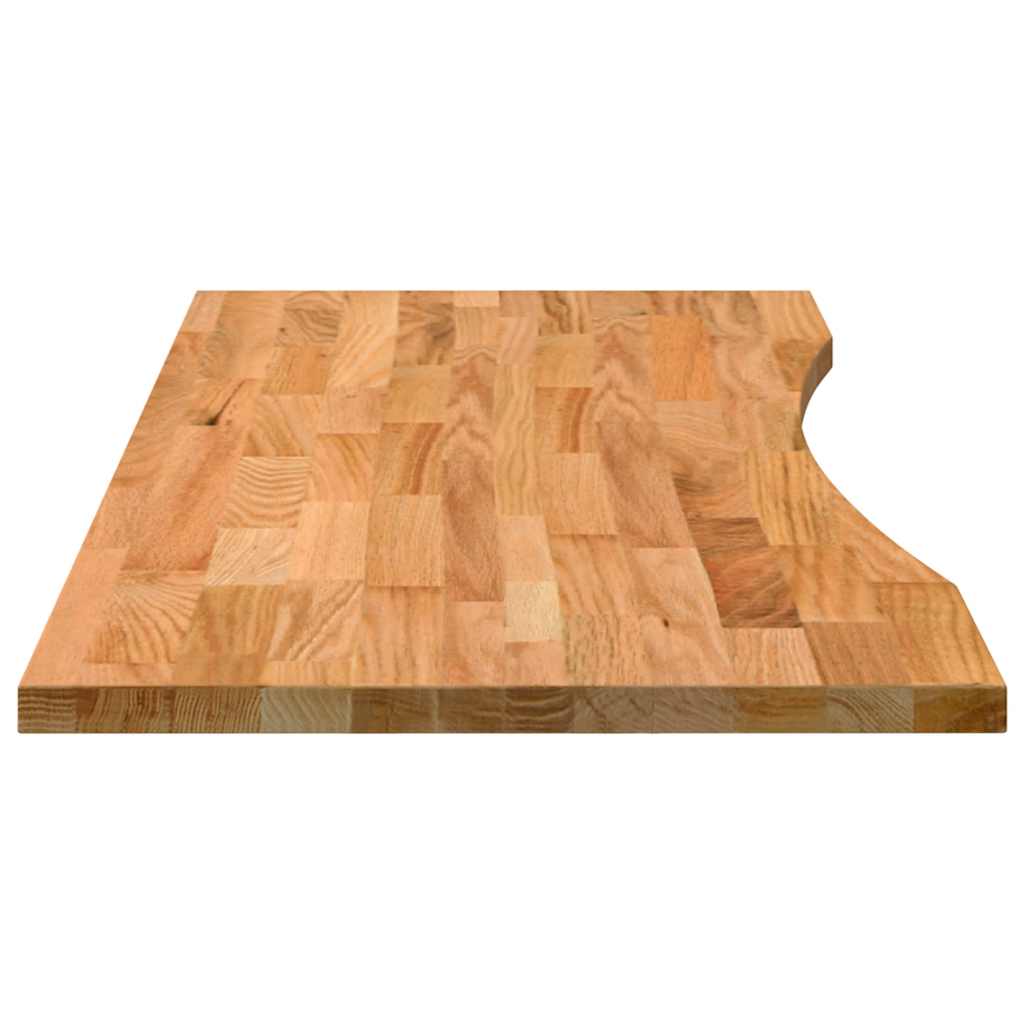 vidaXL Επιφάνεια Τραπεζιού Ορθογώνιος 120x50x2,5 εκ. Μασίφ Ξύλο Δρυός