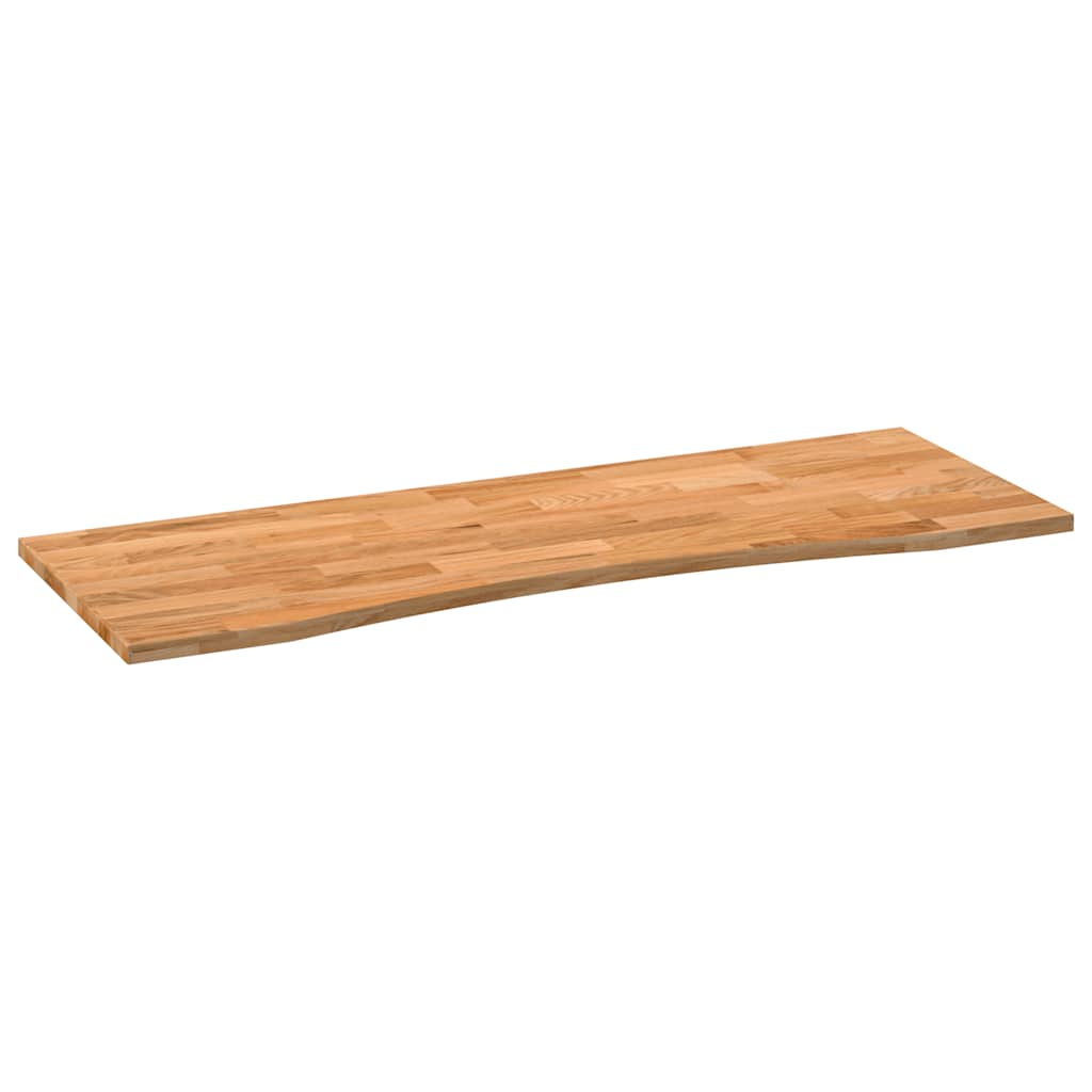 vidaXL Επιφάνεια Τραπεζιού Ορθογώνιος 140x50x2,5 εκ. Μασίφ Ξύλο Δρυός