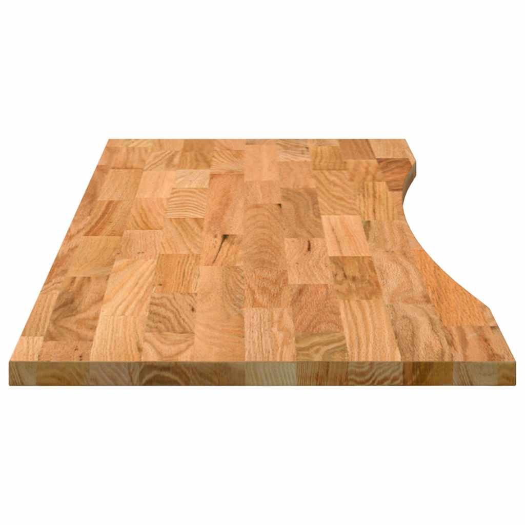 vidaXL Επιφάνεια Τραπεζιού Ορθογώνιος 140x50x2,5 εκ. Μασίφ Ξύλο Δρυός