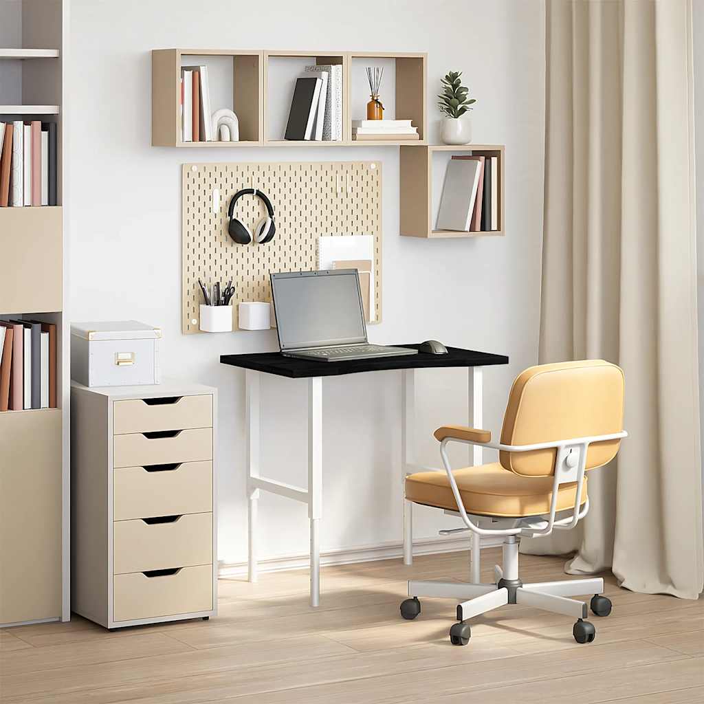 vidaXL Επιφάνεια Τραπεζιού Ορθογώνιος 80x50x2,5 εκ. Μασίφ Ξύλο Δρυός