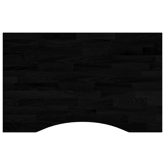 vidaXL Επιφάνεια Τραπεζιού Ορθογώνιος 80x60x2,5 εκ. Μασίφ Ξύλο Δρυός