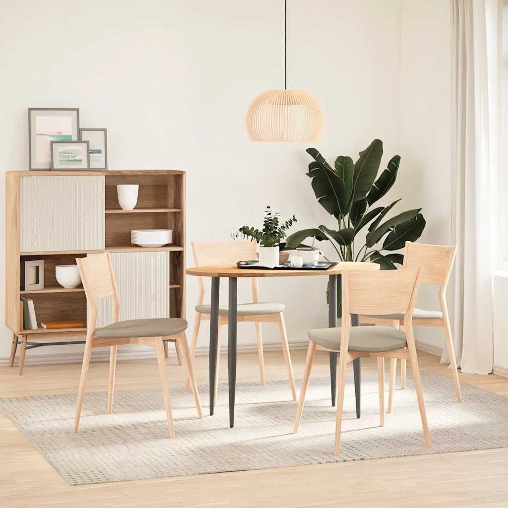vidaXL Επιτραπέζια επιφάνεια 100x50x2 cm μασίφ ξύλο δρυς οβάλ