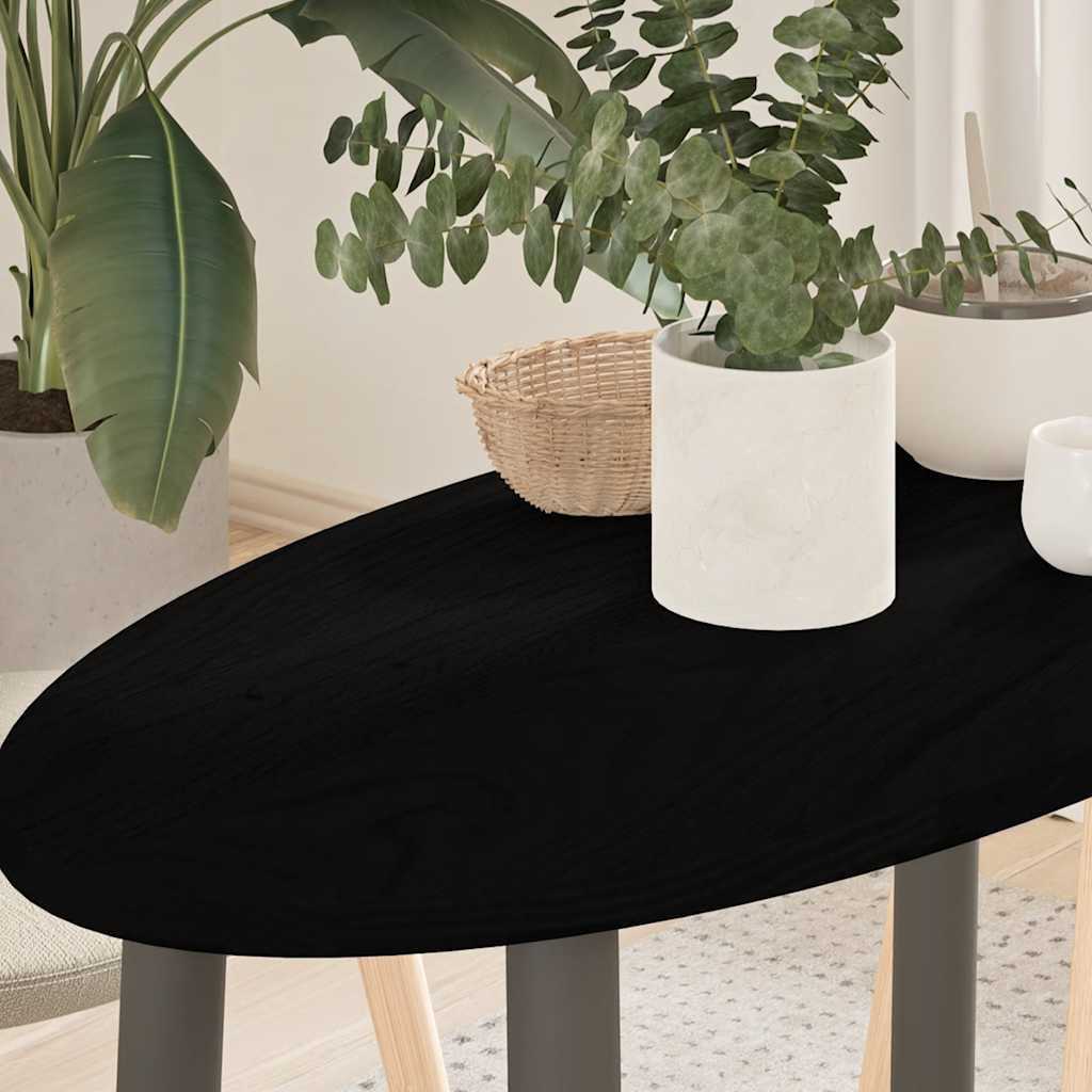 vidaXL Επιτραπέζια επιφάνεια Σκούρο Καφέ 80x40x2 εκ. Ξύλο Δρυός Οβάλ