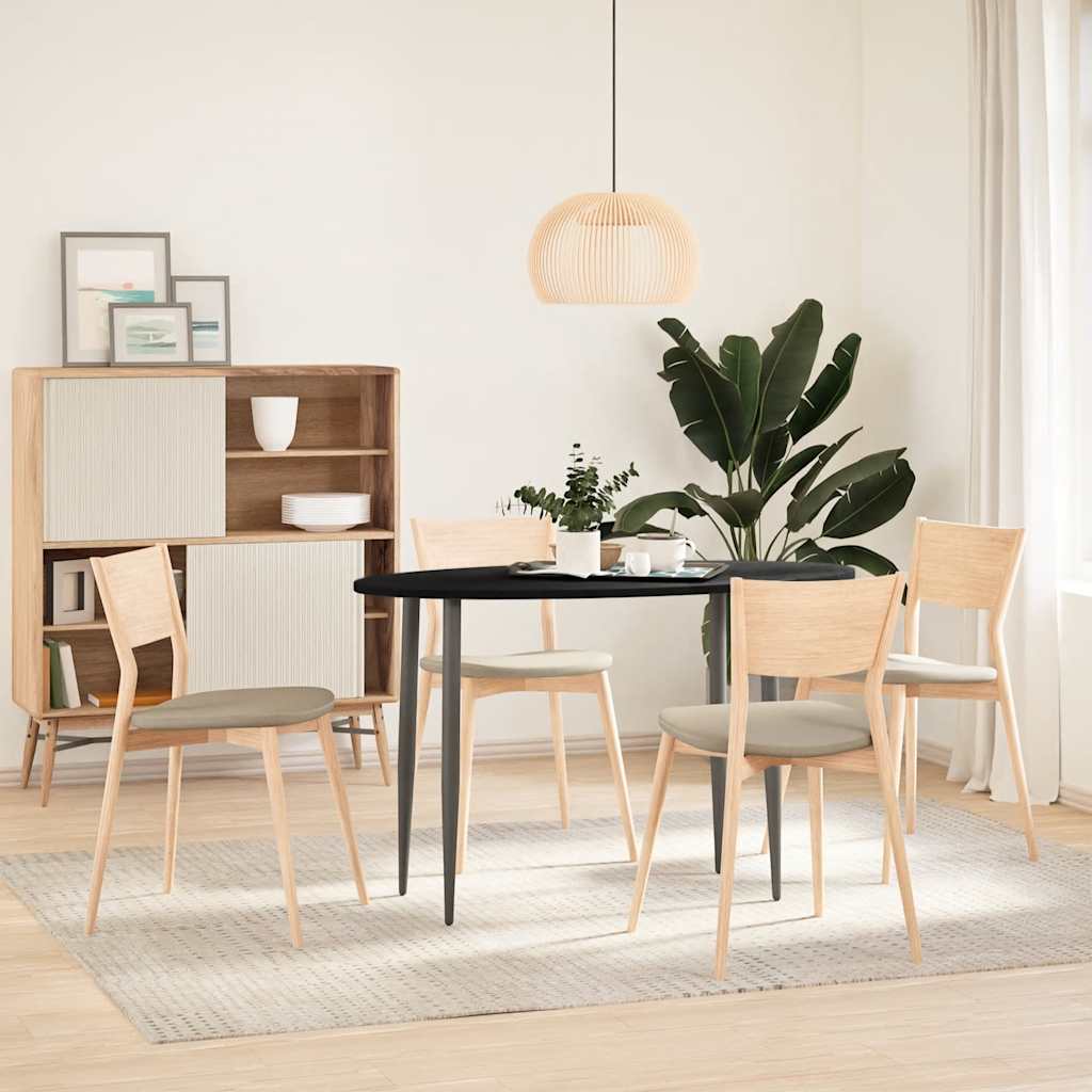 vidaXL Επιτραπέζια επιφάνεια Σκούρο Καφέ 120x60x2 εκ. Ξύλο Δρυός Οβάλ