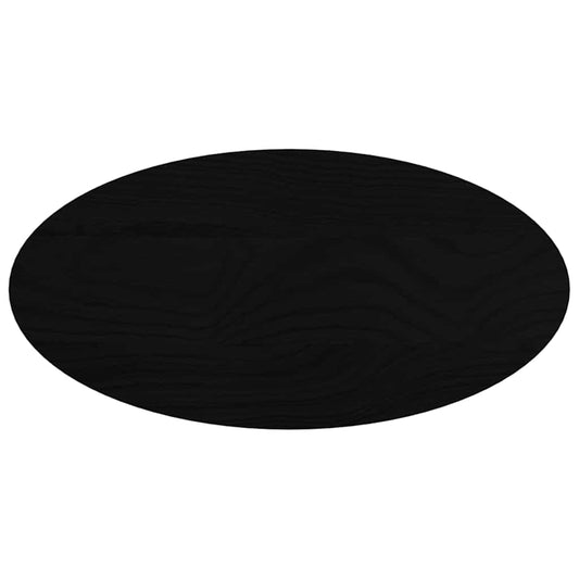 vidaXL Επιτραπέζια επιφάνεια Σκούρο Καφέ 80x40x4 εκ. Ξύλο Δρυός Οβάλ