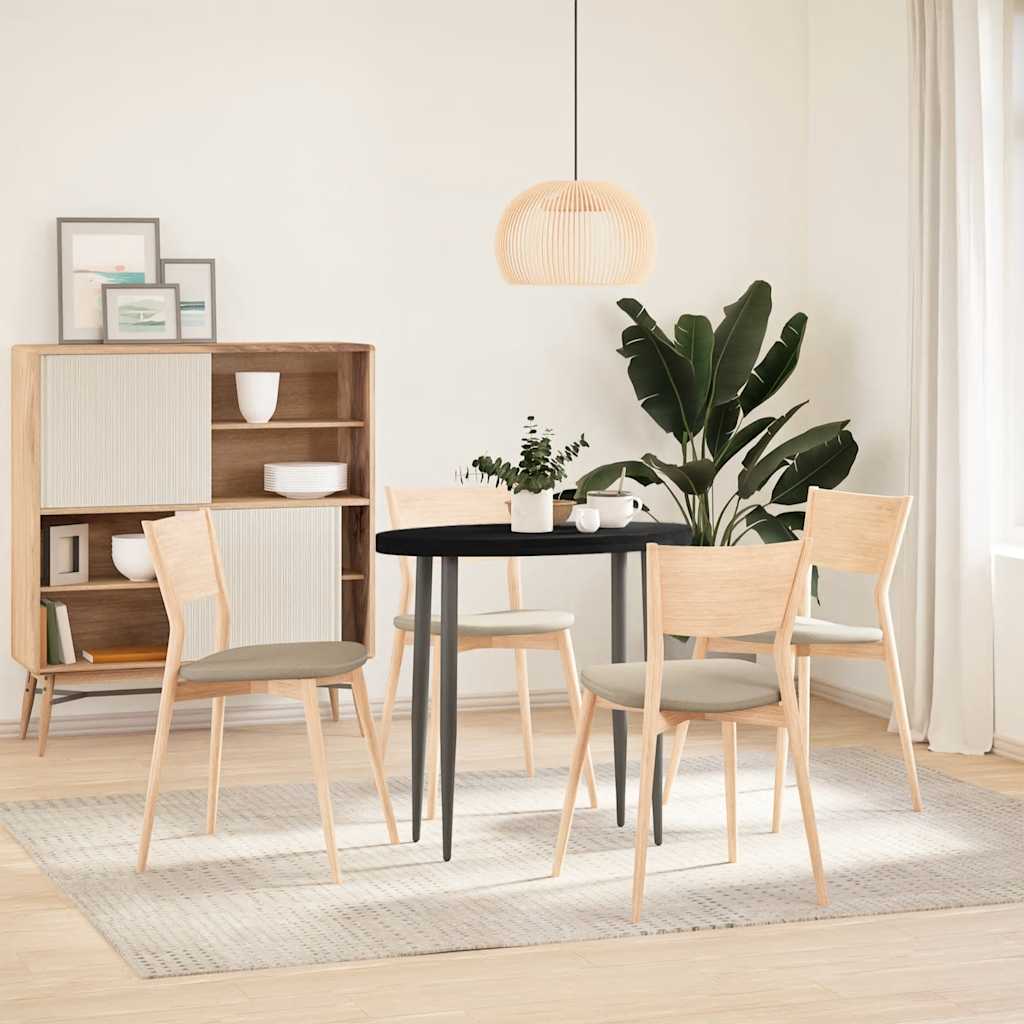 vidaXL Επιτραπέζια επιφάνεια Σκούρο Καφέ 80x40x4 εκ. Ξύλο Δρυός Οβάλ