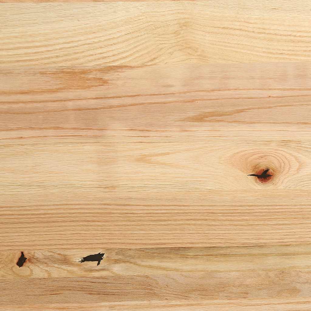 vidaXL Επιτραπέζια επιφάνεια 140x60x4 εκ. από Μασίφ Ξύλο Δρυός Οβάλ