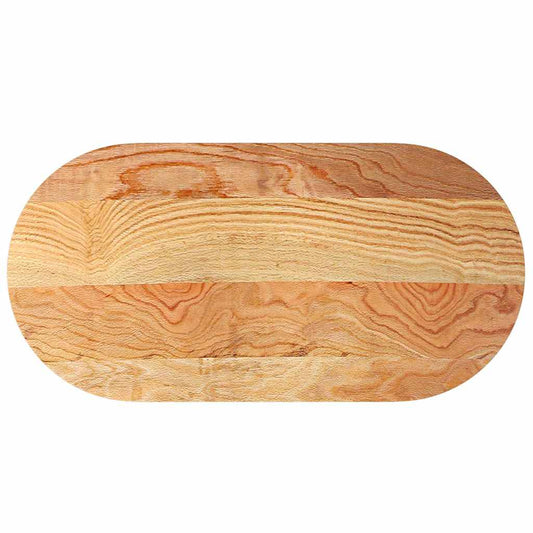 vidaXL Επιτραπέζια επιφάνεια Ανοιχτό Καφέ 120x60x2 εκ. Ξύλο Δρυός Οβάλ