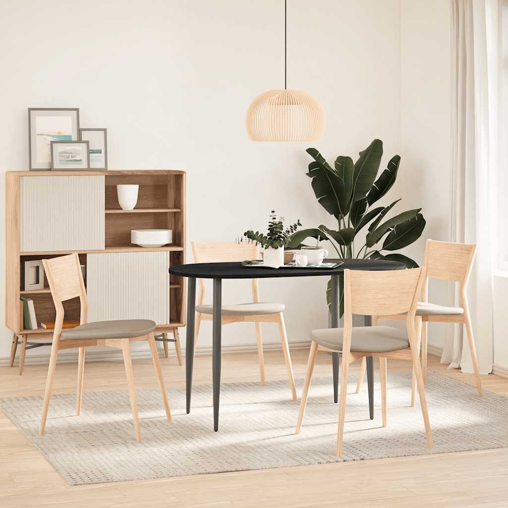 vidaXL Επιτραπέζια επιφάνεια Σκούρο Καφέ 120x60x2 εκ. Ξύλο Δρυός Οβάλ