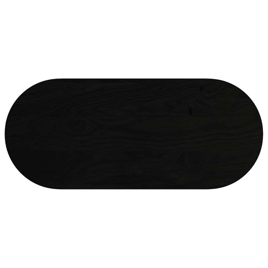 vidaXL Επιτραπέζια επιφάνεια Σκούρο Καφέ 140x60x2 εκ. Ξύλο Δρυός Οβάλ