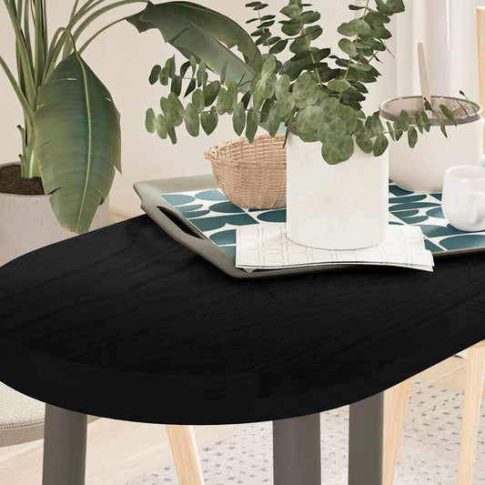 vidaXL Επιτραπέζια επιφάνεια Σκούρο Καφέ 80x40x4 εκ. Ξύλο Δρυός Οβάλ