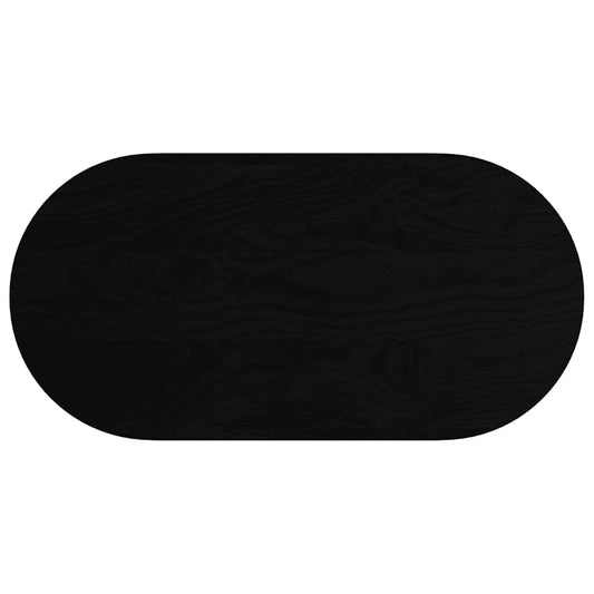 vidaXL Επιτραπέζια επιφάνεια Σκούρο Καφέ 100x50x4 εκ. Ξύλο Δρυός Οβάλ