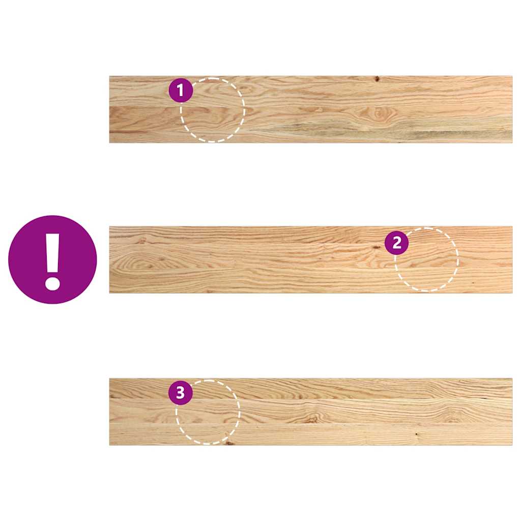 vidaXL Περβάζια παραθύρων 2 τεμάχια Ανεπεξέργαστα 90x15x2 cm