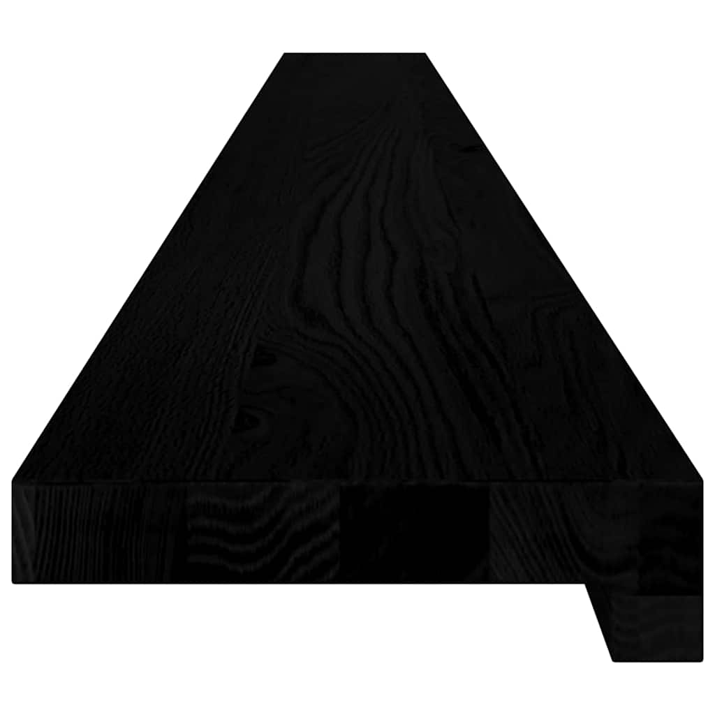 vidaXL Περβάζια παραθύρων 2 τεμ. Σκ. Καφέ 160x15x2εκ. Μασίφ Ξύλο Δρυός