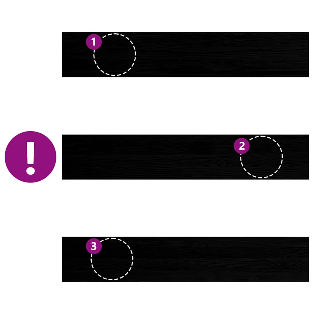 vidaXL Περβάζια παραθύρων 2 τεμ. Σκ. Καφέ 110x20x2εκ. Μασίφ Ξύλο Δρυός