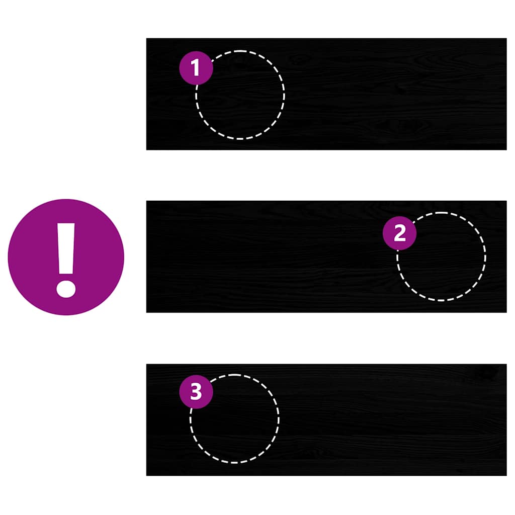 vidaXL Περβάζια παραθύρων 2 τεμ. Σκ. Καφέ 80x25x2 εκ. Μασίφ Ξύλο Δρυός