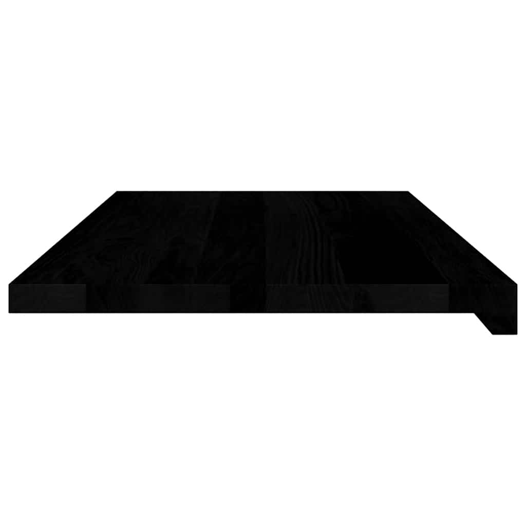 vidaXL Περβάζια παραθύρων 2 τεμ. Σκ. Καφέ 80x40x2 εκ. Μασίφ Ξύλο Δρυός