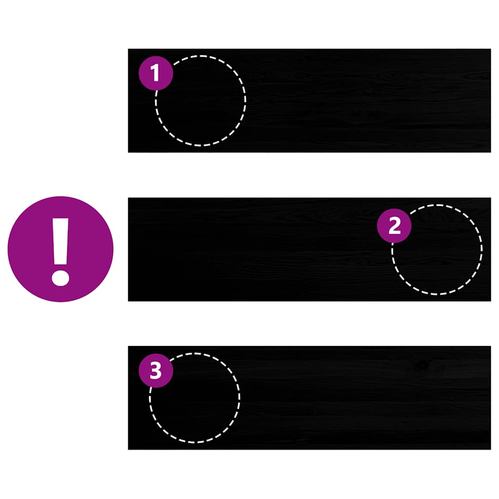 vidaXL Περβάζια παραθύρων 2 τεμ. Σκ. Καφέ 140x40x2εκ. Μασίφ Ξύλο Δρυός