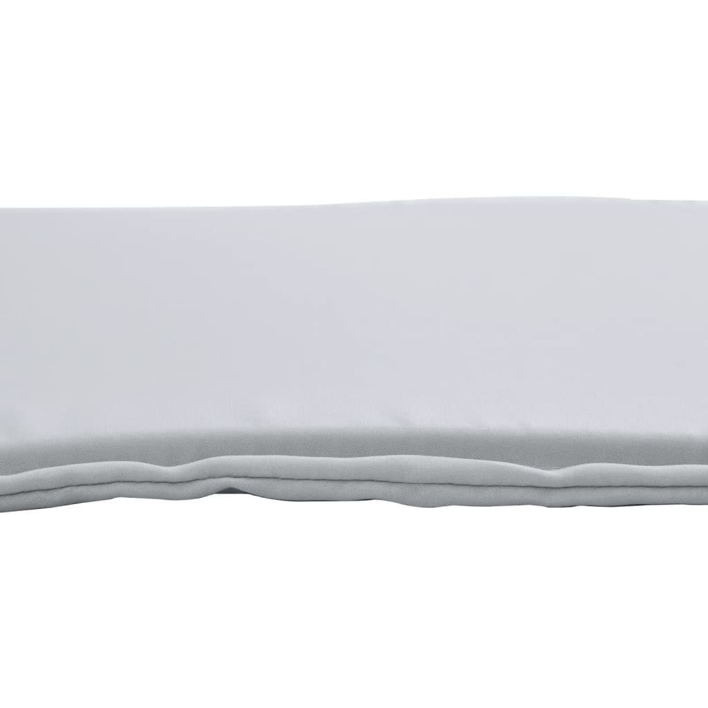 vidaXL Μαξιλάρια Καθίσματος Κήπου 2 Τεμ. Τετράγωνα Αν. Γκρι 45x45x2εκ.