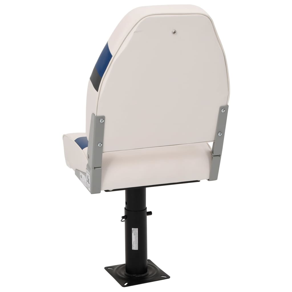 vidaXL Κάθισμα Σκάφους Σετ 4 τεμ. με Ψηλή Πλάτη Αναδιπλούμενο