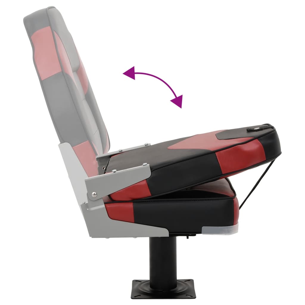 vidaXL Κάθισμα Σκάφους Σετ 4 τεμ. με Ψηλή Πλάτη Αναδιπλούμενο