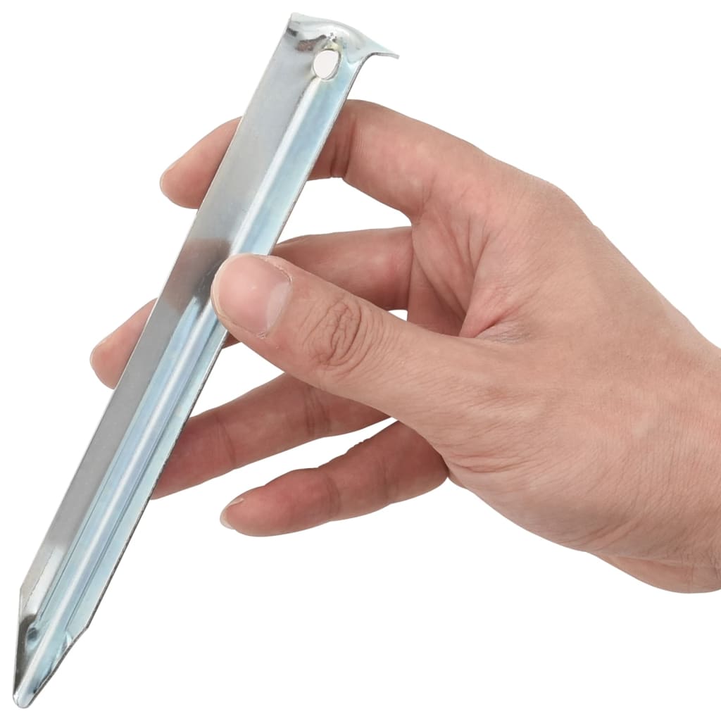 vidaXL Πασσαλάκια Σκηνής 24 τεμ. 17 εκ. Ø20 χιλ. Γαλβανισμένο Ατσάλι