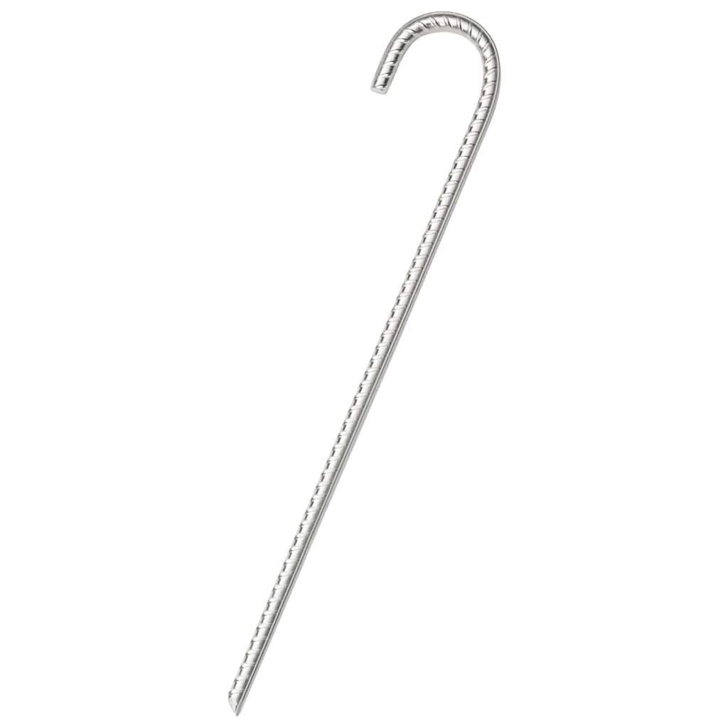 vidaXL Πασσαλάκια Σκηνής 6 τεμ. 37 εκ. Ø10 χιλ. Γαλβανισμένο Ατσάλι