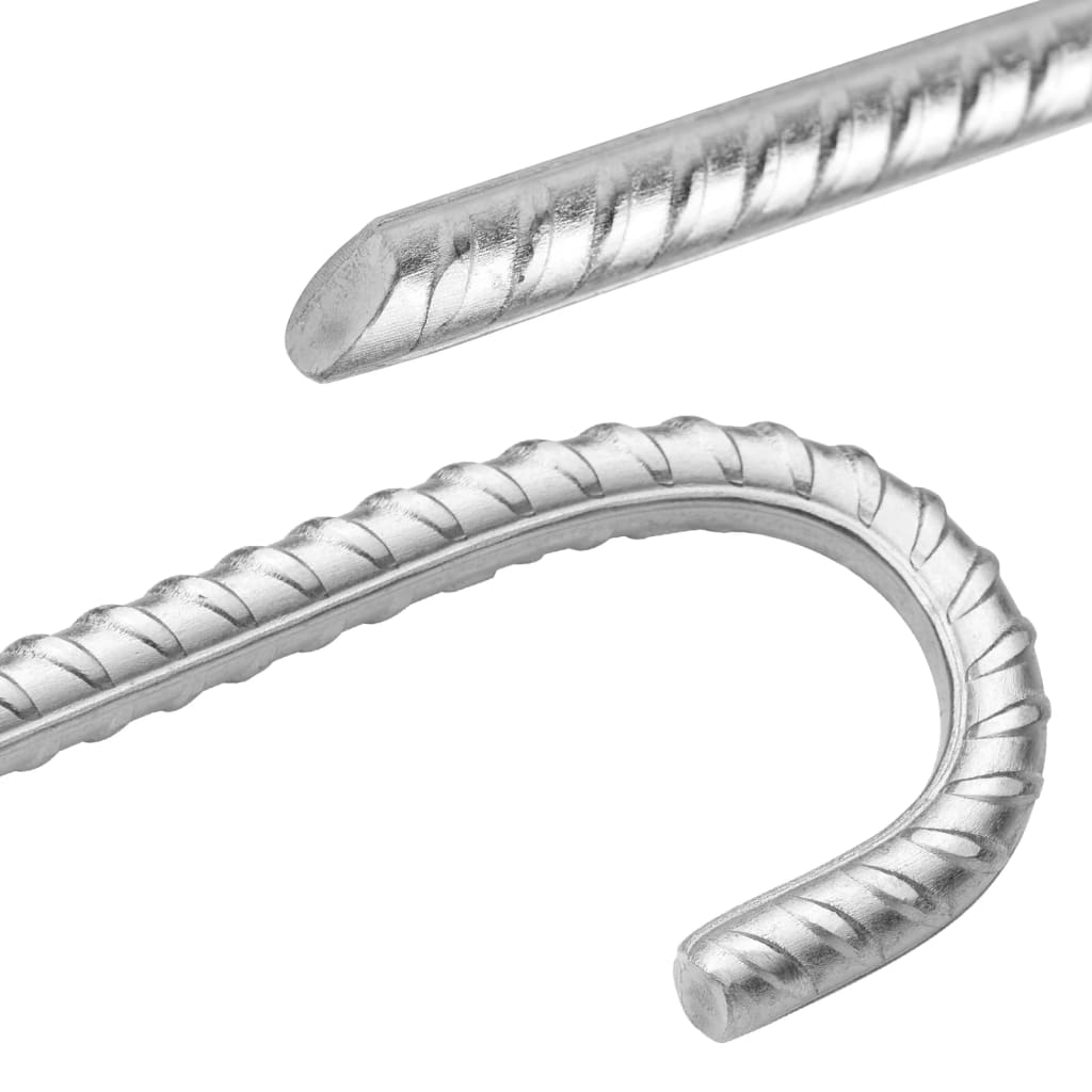 vidaXL Πασσαλάκια Σκηνής 6 τεμ. 41,5 εκ. Ø12 χιλ. Γαλβανισμένο Ατσάλι