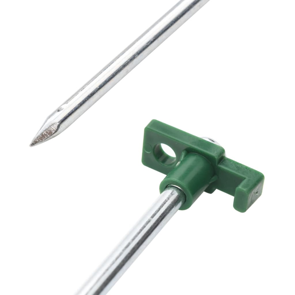 vidaXL Πασσαλάκια Σκηνής 24 τεμ. 25 εκ. 7 χιλ. Γαλβανισμένο Ατσάλι