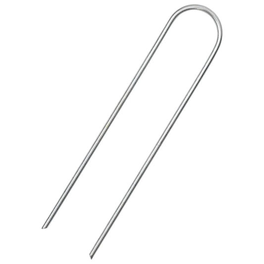 vidaXL Στηρίγματα Εδάφους Σχήμα U 25 τεμ. 15x3,5 εκ. Γαλβαν. Ατσάλι