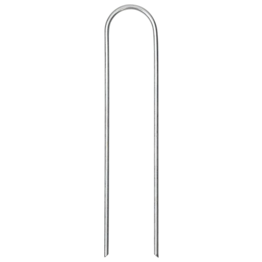 vidaXL Στηρίγματα Εδάφους Σχήμα U 50 τεμ. 15x3,5 εκ. Γαλβαν. Ατσάλι