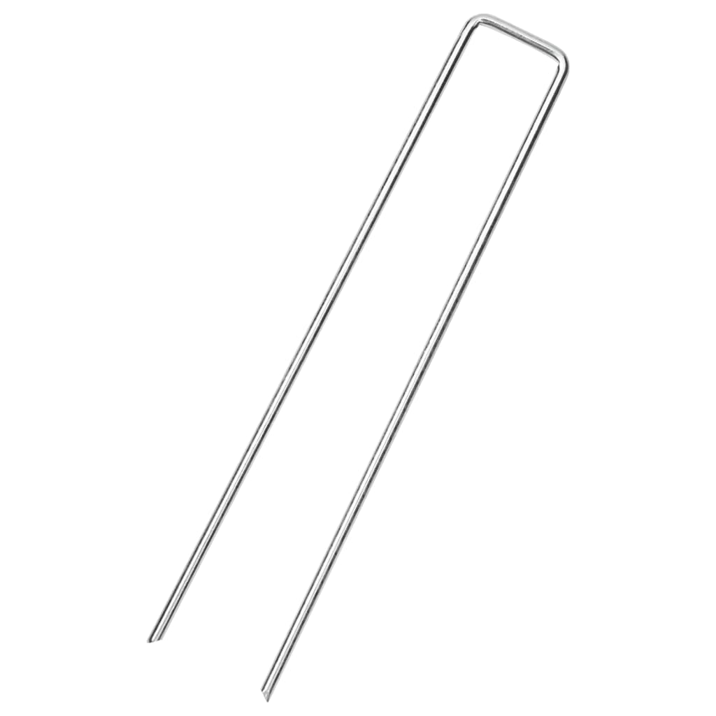 vidaXL Στηρίγματα Εδάφους Σχήμα U 50 τεμ. 20x3,5 εκ. Γαλβαν. Ατσάλι