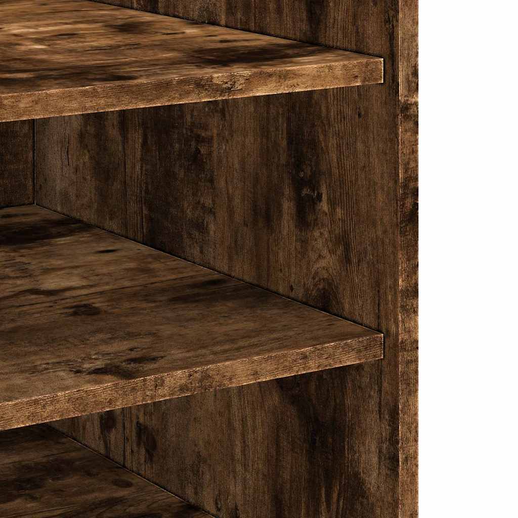 vidaXL Κομοδίνο Καπνιστή Δρυς 45x50x50 εκ. από Επεξεργασμένο Ξύλο