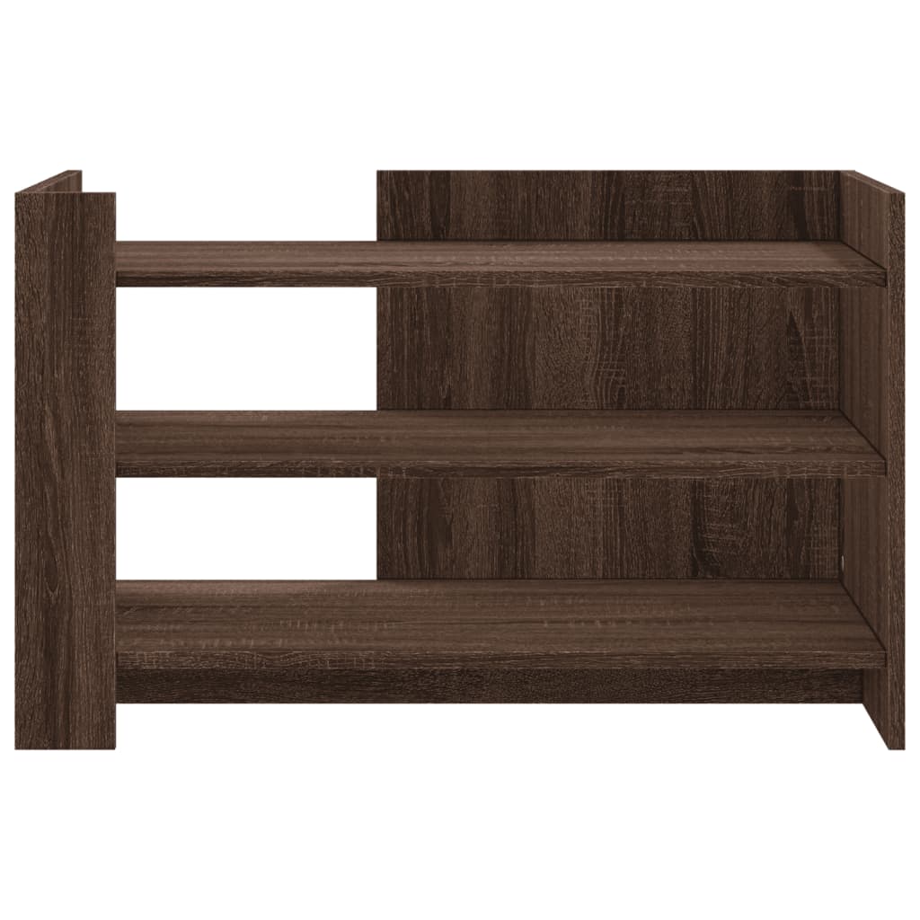 vidaXL Τραπεζάκι Σαλονιού Καφέ Δρυς 80x50x50 εκ. Επεξεργασμένο Ξύλο