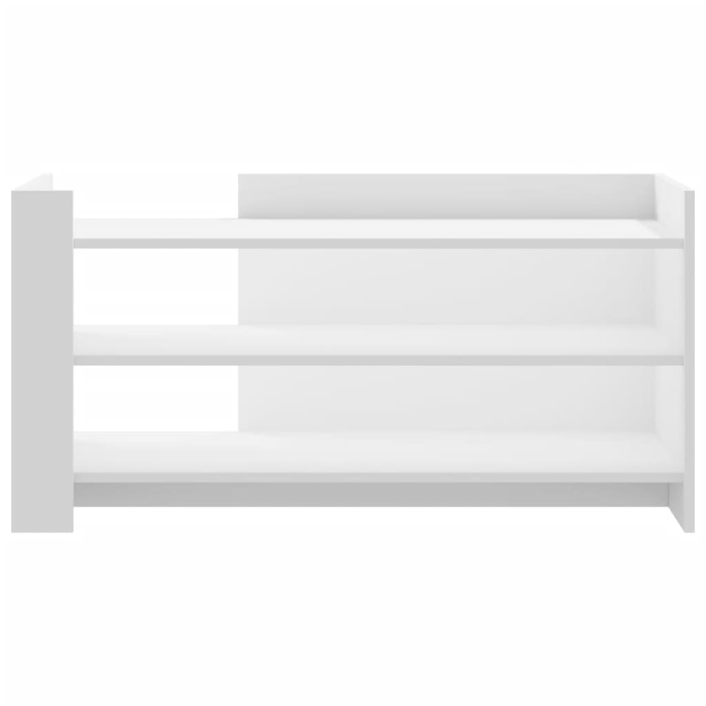 vidaXL Τραπεζάκι Σαλονιού Λευκό 100x50x50 εκ. Επεξεργασμένο Ξύλο