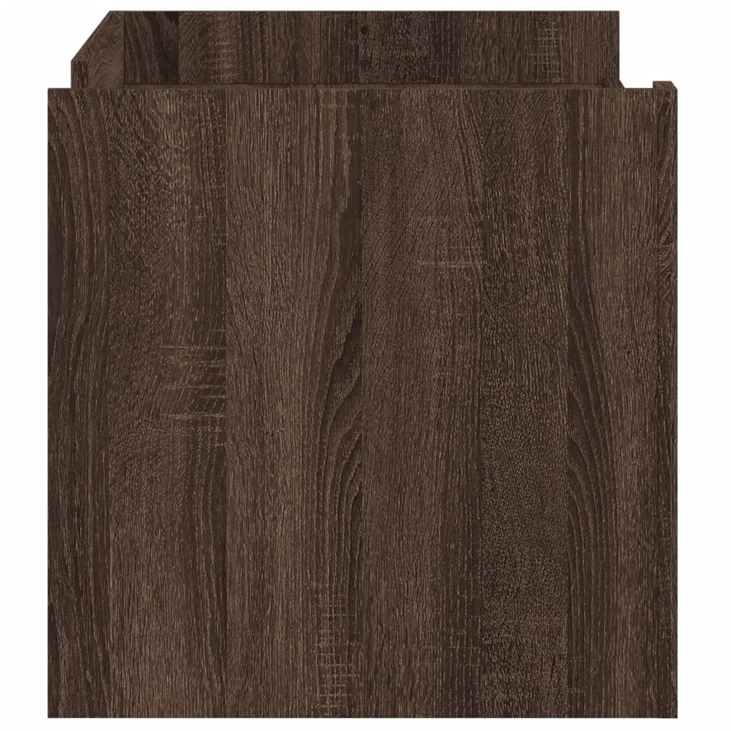 vidaXL Τραπεζάκι Σαλονιού Καφέ Δρυς 100x50x50 εκ. Επεξεργασμένο Ξύλο
