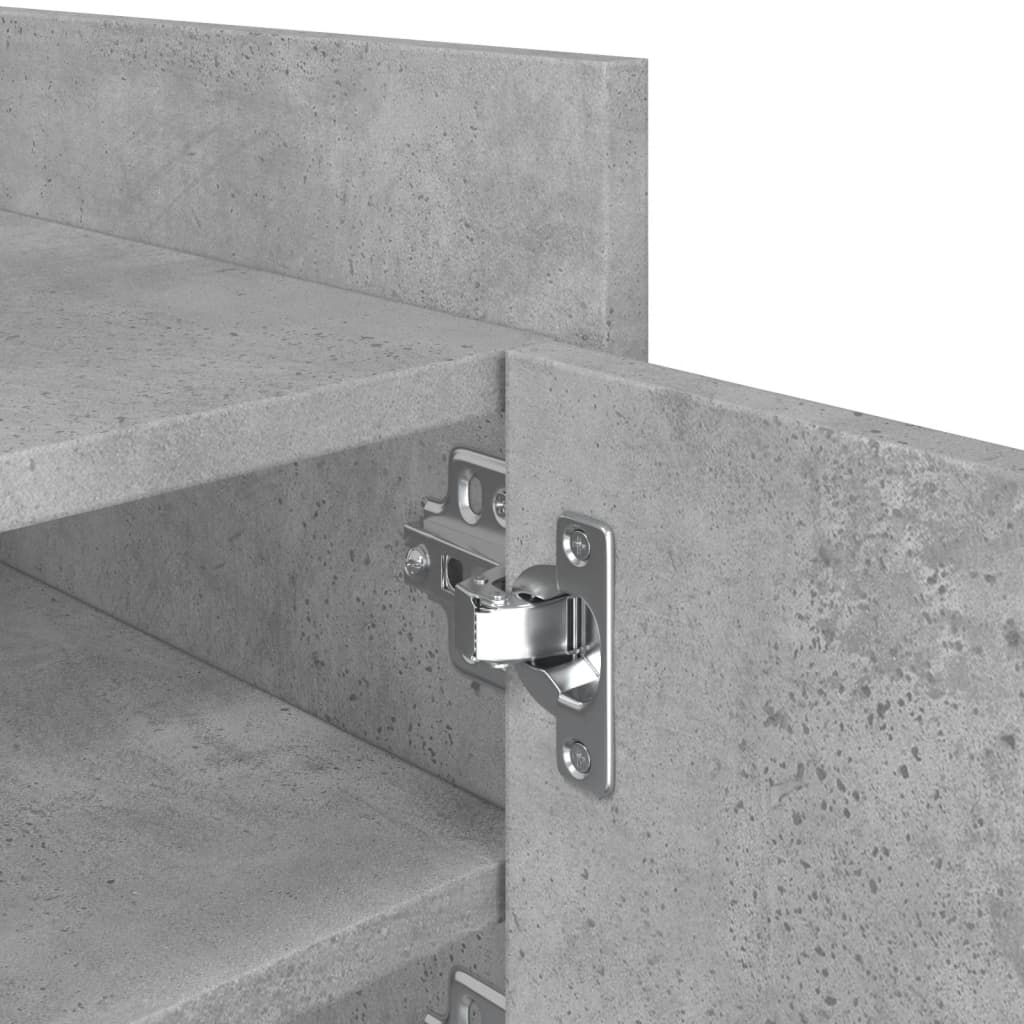 vidaXL Έπιπλο Τηλεόρασης Γκρι Σκυρ. 80x35x40 εκ. Επεξ. Ξύλο