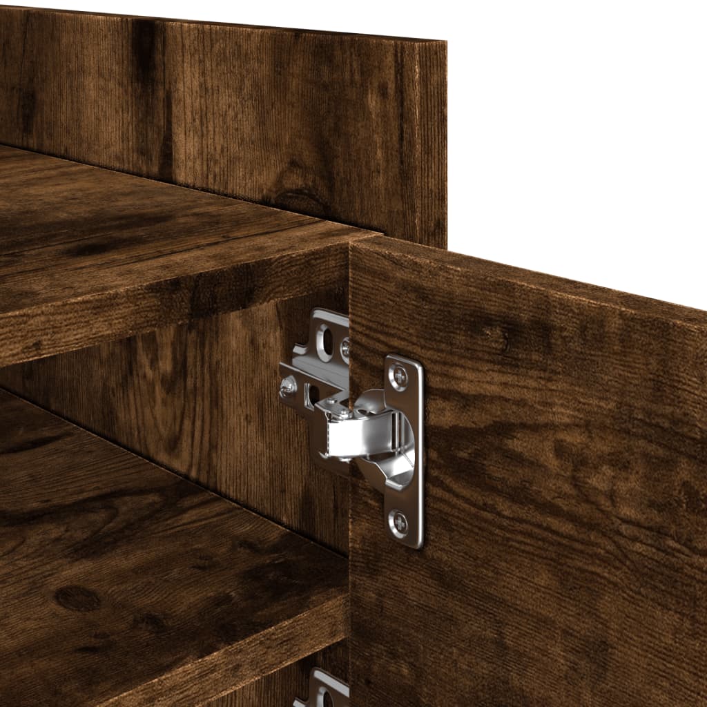 vidaXL Έπιπλο Τηλεόρασης Καπνιστή Δρυς 80x35x40 εκ. Επεξ. Ξύλο