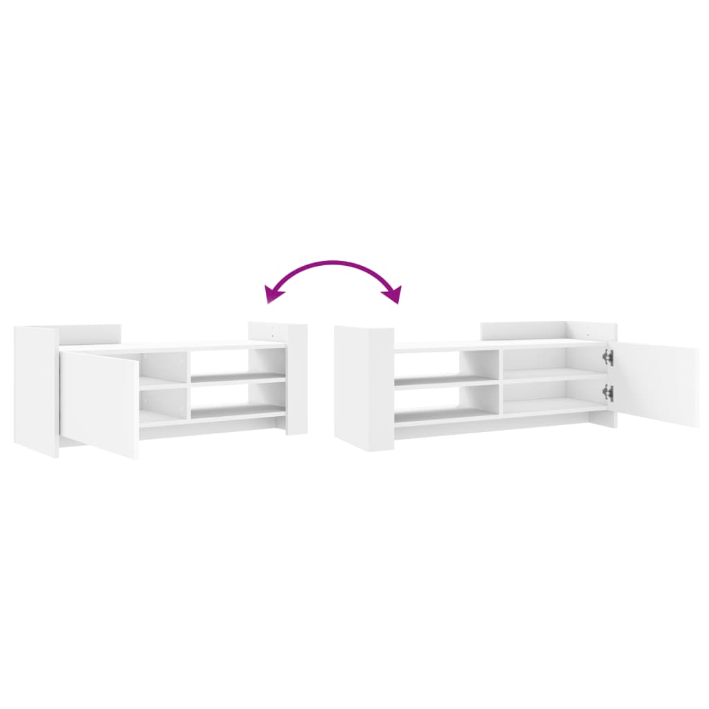 vidaXL Έπιπλο Τηλεόρασης Λευκό 100 x 35 x 40 εκ. Επεξ. Ξύλο