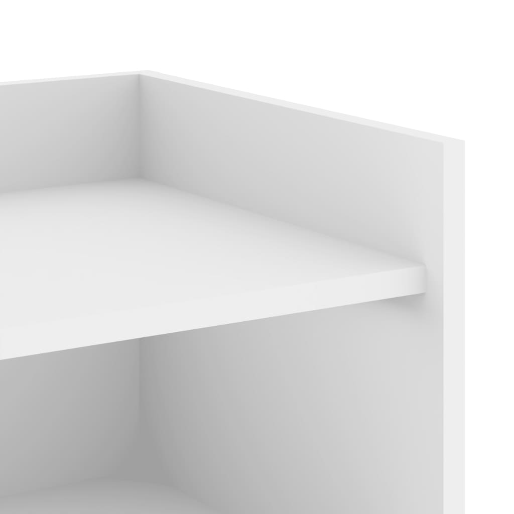 vidaXL Συρταριέρα Λευκή 45x35x75 εκ. από Επεξεργασμένο Ξύλο