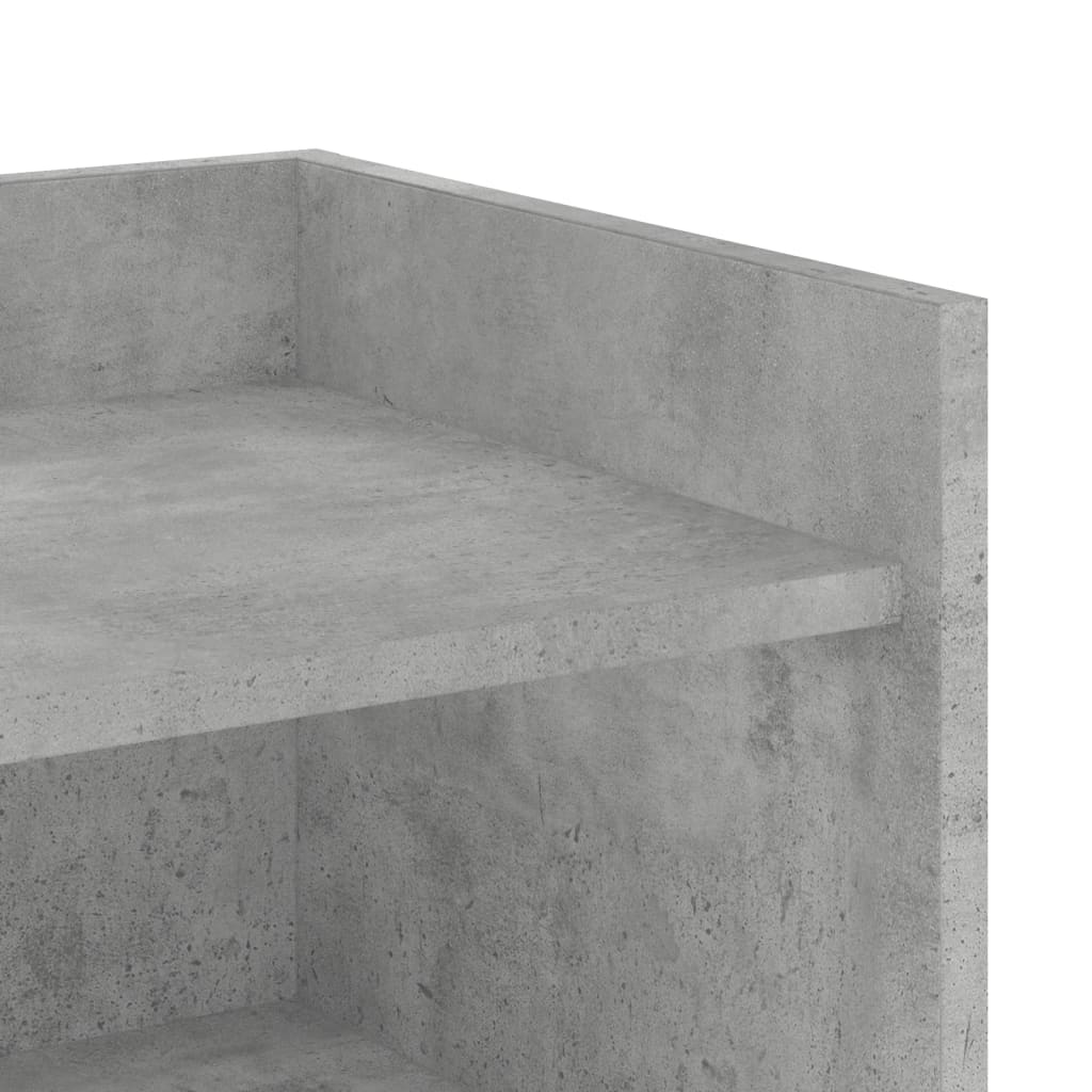 vidaXL Συρταριέρα Γκρι Σκυροδ. 45x35x75 εκ. από Επεξεργασμένο Ξύλο