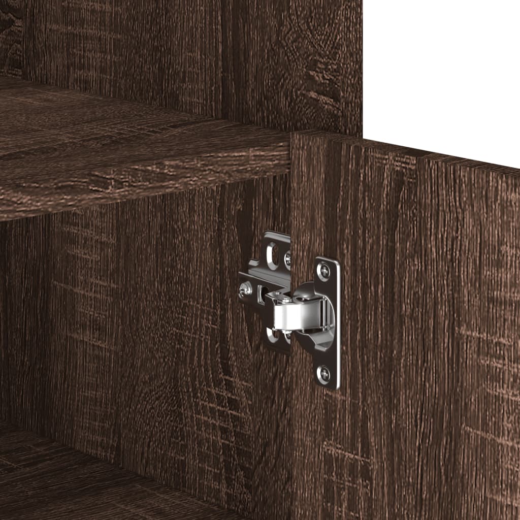 vidaXL Μπουφές Καφέ Δρυς 45x35x75 εκ. από Επεξεργασμένο Ξύλο