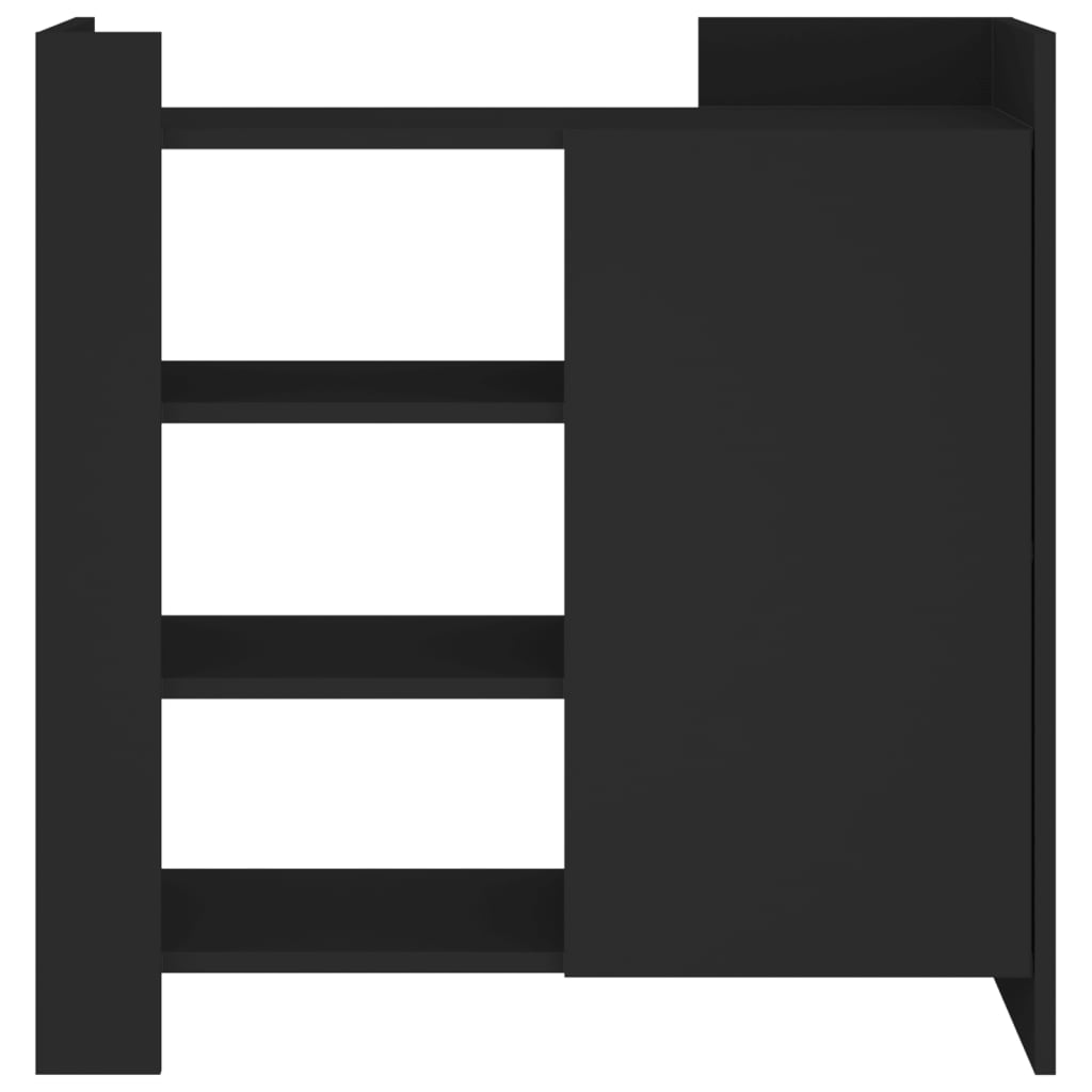 vidaXL Ντουλάπι Μαύρο 73,5x35x75 εκ. από Επεξεργασμένο Ξύλο