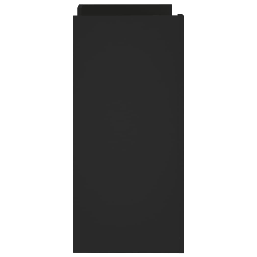 vidaXL Ντουλάπι Μαύρο 73,5x35x75 εκ. από Επεξεργασμένο Ξύλο