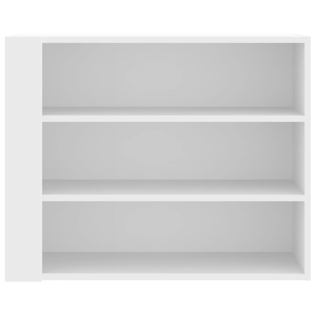 vidaXL Ντουλάπι Τοίχου Λευκό 75 x 35 x 60 εκ. από Επεξεργασμένο Ξύλο