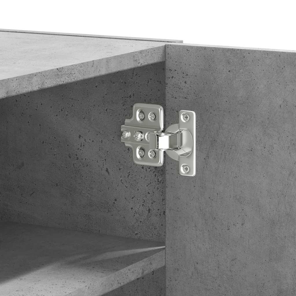 vidaXL Ντουλάπι Τοίχου Γκρι Σκυρ. 75x35x60 εκ. Επεξεργασμένο Ξύλο