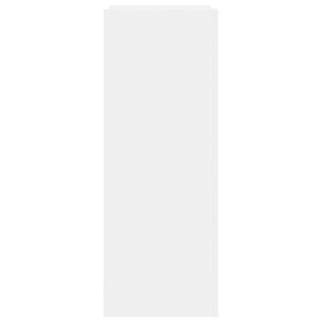 vidaXL Παπουτσοθήκη Λευκή 52x37,5x100 εκ. από Επεξεργασμένο Ξύλο