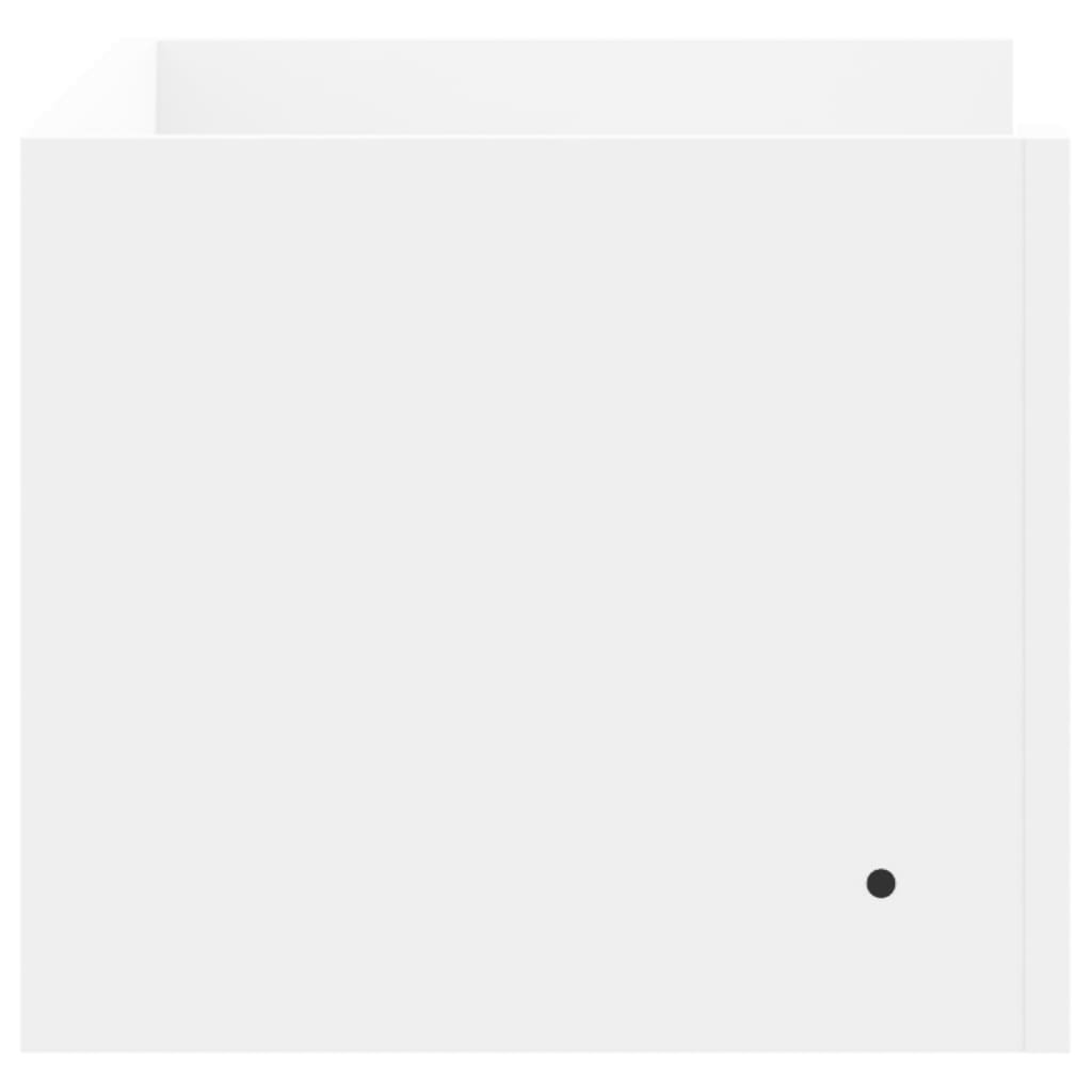 vidaXL Ράφι Τοίχου Λευκό 70,5 x 35 x 30,5 εκ. από Επεξεργασμένο Ξύλο